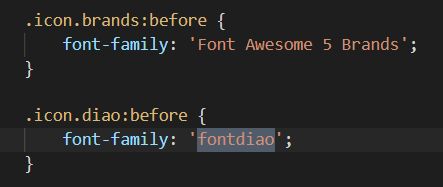 font use