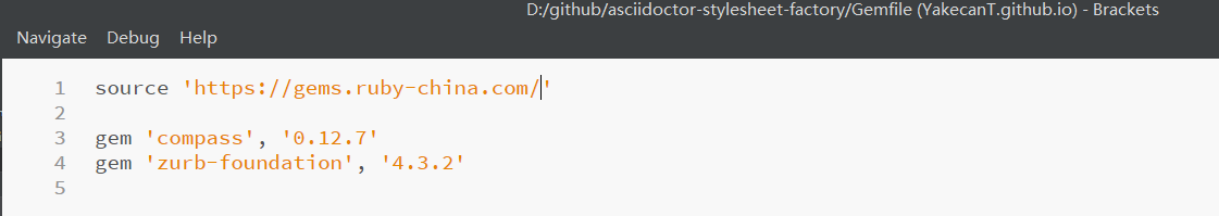 gemfile